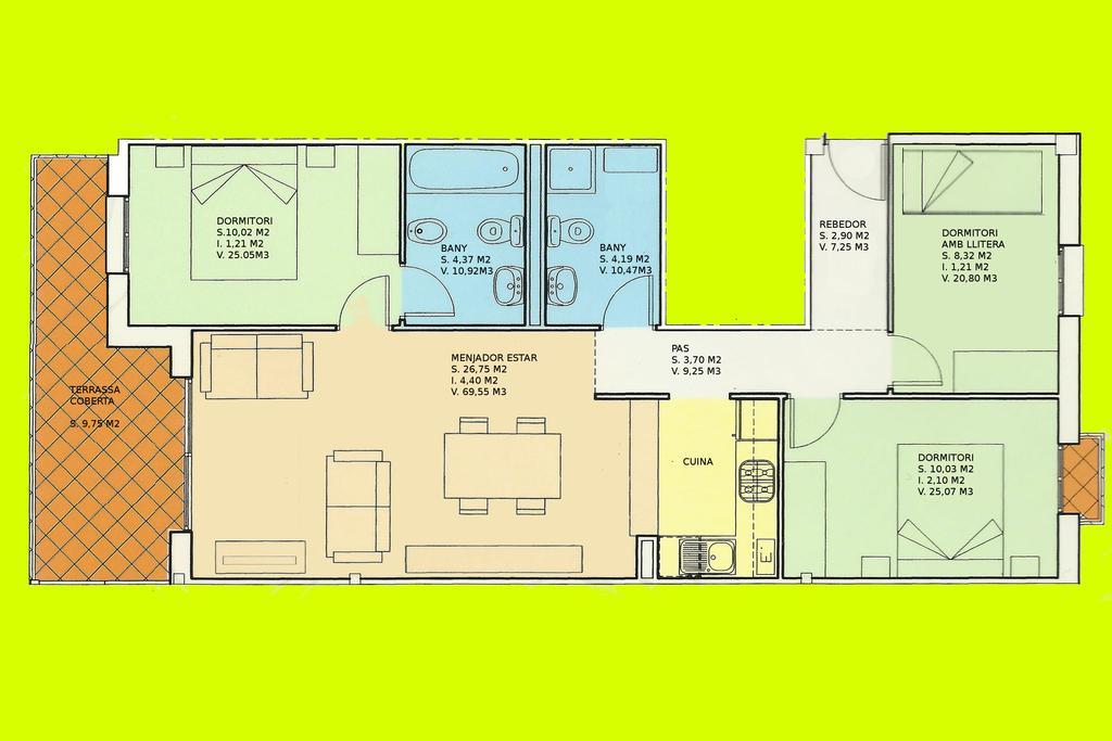 Mirablau Apartment เอมปูเรียบราบา ภายนอก รูปภาพ